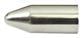 EKPOELANG ONE-PIECE EZ ARCHERY SILBER SPITZE FÜR HOLZ EN FIBER PFEIL KLEBESPITZE