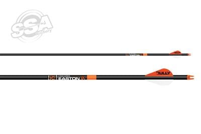 EASTON PFEILE CARBON 6.5 BOWHUNTER MIT 2" BULLY VANES 72/PK