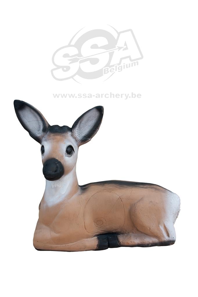 WILD LIFE 3D-ZIEL REHE LIEGEND - ABM:53x61x25CM GRUPPE 3