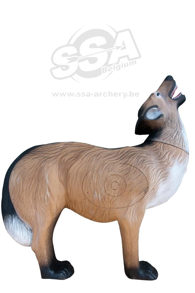WILD LIFE 3D-ZIEL WOLF HEULEND / - ABM:98x94x29CM GRUPPE 2