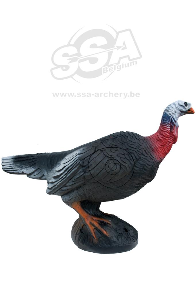 WILD LIFE 3D-ZIEL TRUTHAHN ALARMIERT / - ABM:68x82x27CM GRUPPE 3