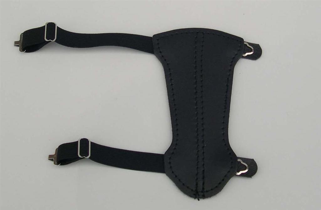 GOMPY EINZELNER ARMSCHUTZ AB9 JUNIOR LEDER 2 VERSCHLÜSSE SCHWARZ