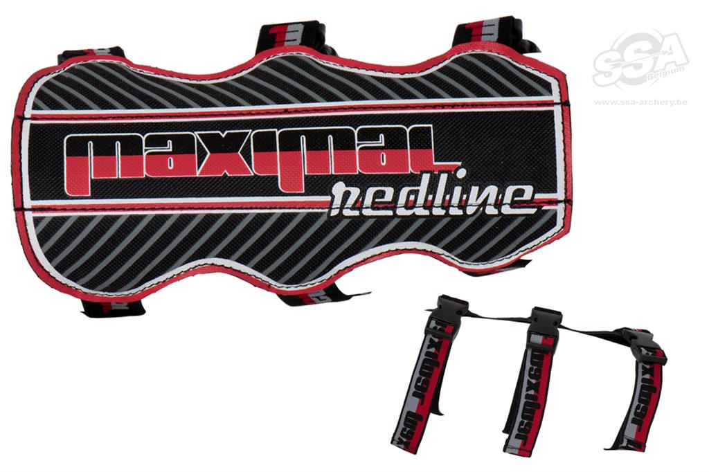 MAXIMAL EINFACHE ARMSCHUTZSCHONER 19CM ROTLINIE / P600D / 3 VERSCHLÜSSE SCHWARZ