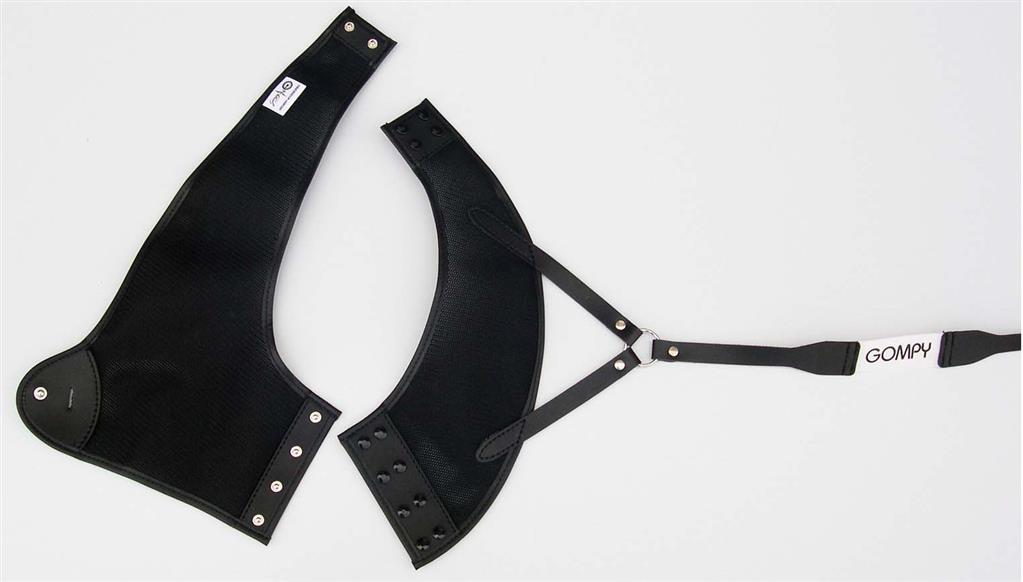 GOMPY CHESTGUARDS BB4 SMALL RH SCHWARZ