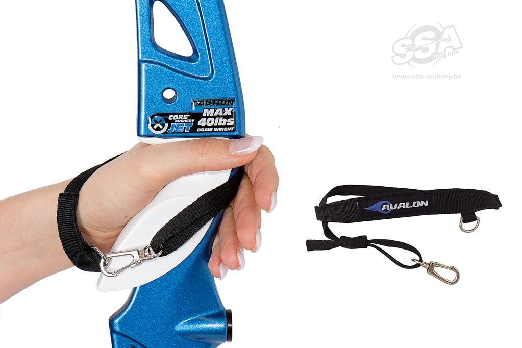 AVALON HANDGELENKSCHLAUFE GEPOLSTERT MIT METALLHAKEN