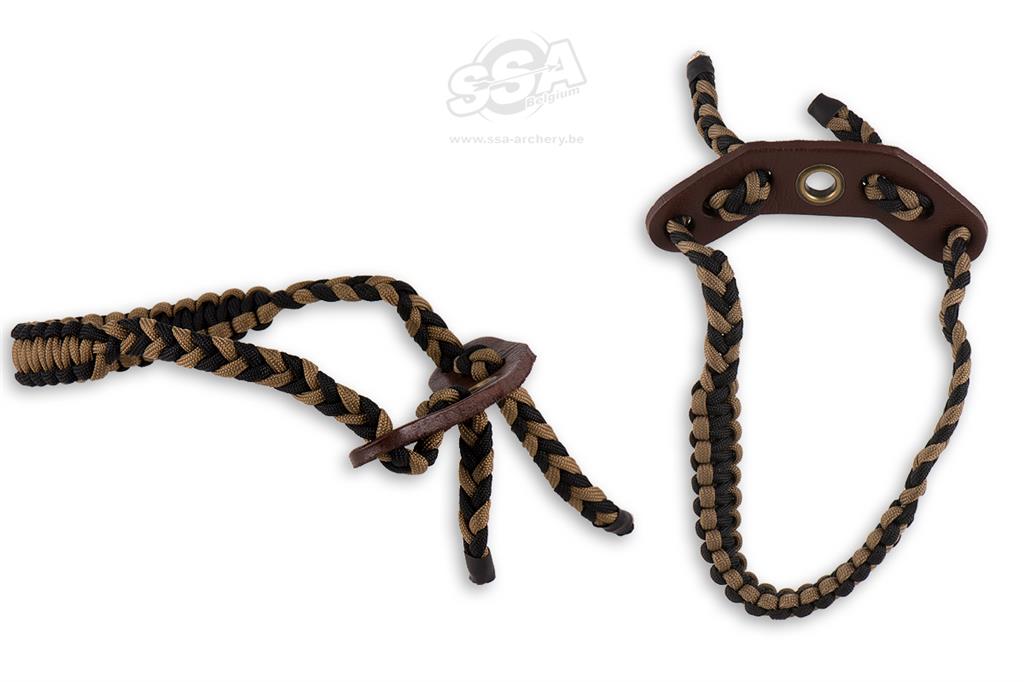 MAXIMAL HANDGELENKSCHLAUFEN GEFLOCHTEN MIT LEDERHALTERUNG CAMO