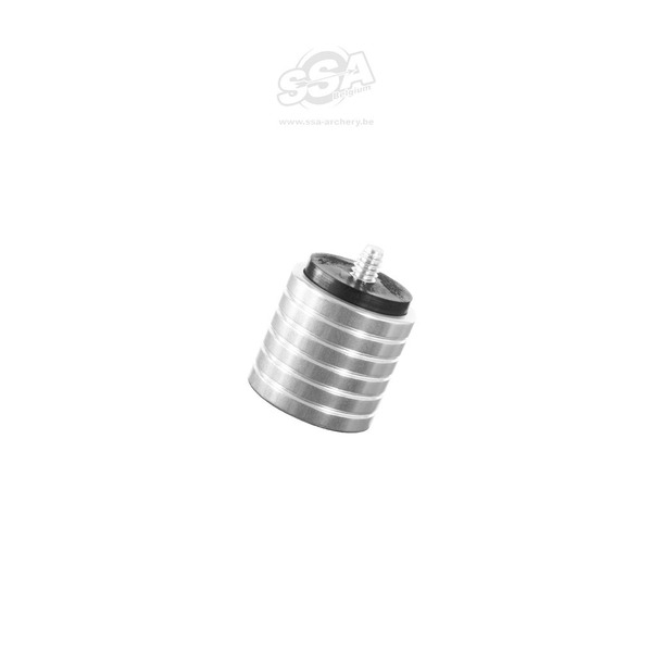 DOINKER STABILISATOR-DÄMPFER HERO 1 1/4" DÄMPFER - 1/4" GEWINDE SILBER