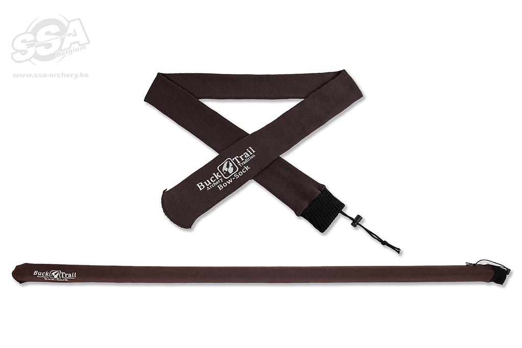 BUCK TRAIL TRADITIONELLE WEICHE KOCHER-TASCHE BÖGEN BOGEN-SOCKE BAUMWOLLE MIT SPANDEX 180CM x 10CM BRAUN