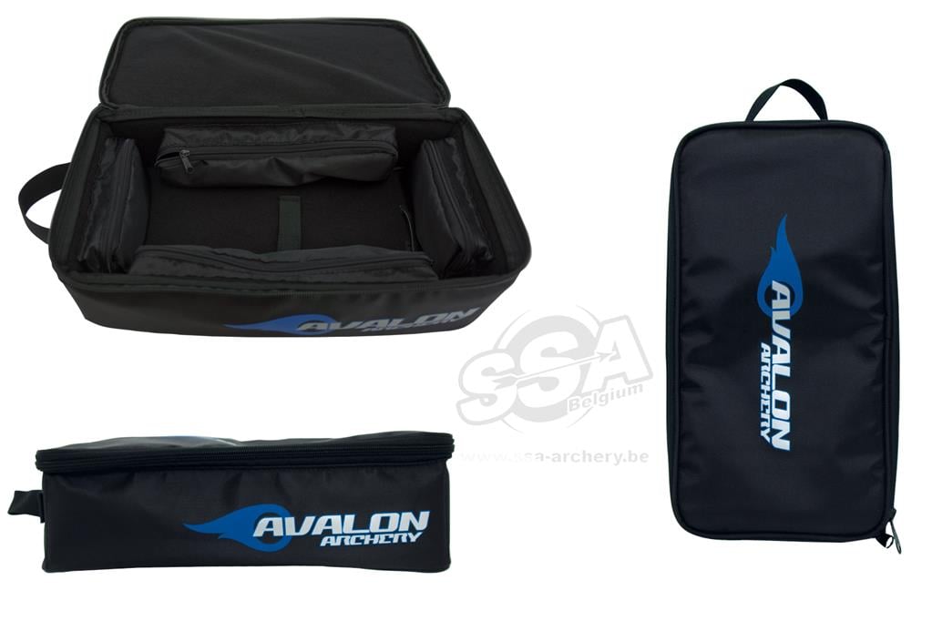 AVALON TASCHEN FÜR ZUB. UND VISIERE HALBSTARR MIT 4 INNENTASCHEN UND TRÄGER SCHWARZ
