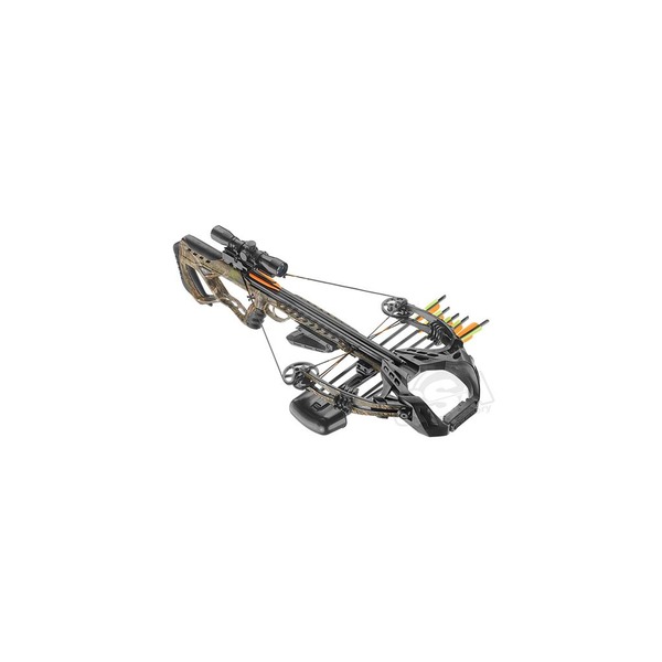 EK POELANG COMPOUND-ARMBRUST SETS GUILLOTINE-X CAMO 400fps 185LBS ZIELFERNROHR & ZUB.
