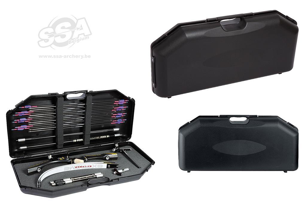NEGRINI RECURVEBOGEN-KÖCHER 4660VSEC-R - MIT RÄDERN L95XH45XD18 SCHWARZ