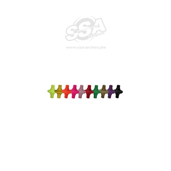 FLEXARCHERY FLEX-ARCHERY GROSS SCHWARZ 100/PK KISSER BUTTON