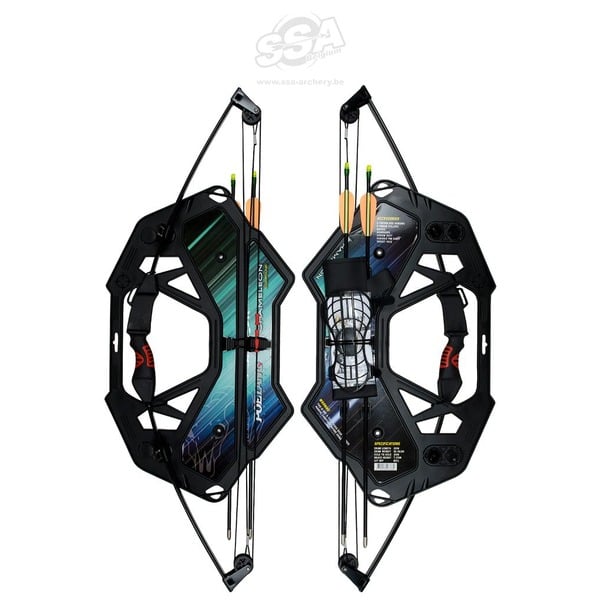 FREIZEITBOGEN-SETS EK POELANG CHAMELEON COMPOUNDBOGEN 22" 15LBS RH/LH SCHWARZ