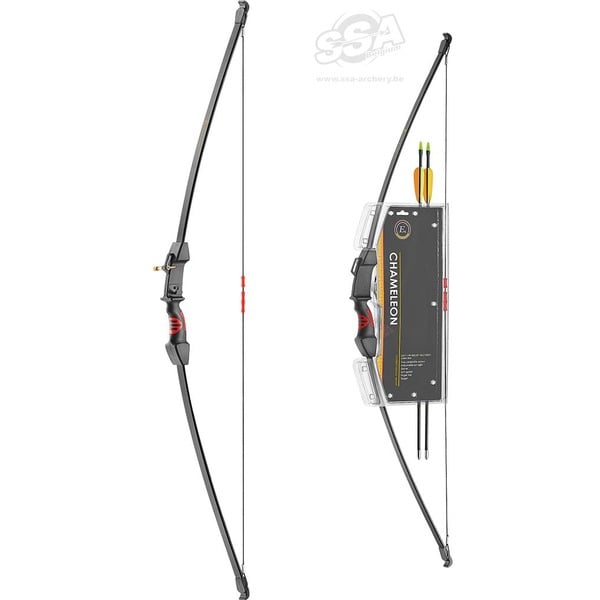 FREIZEITBOGEN-SETS EK POELANG CHAMELEON RECURVEBOGEN 48" 15LBS RH/LH SCHWARZ