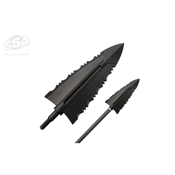 COLD STEEL CHEAP SHOT POLYMER 125GR 2-BLADE 10/PK FIXED-BLADE JAGDSPITZEN
