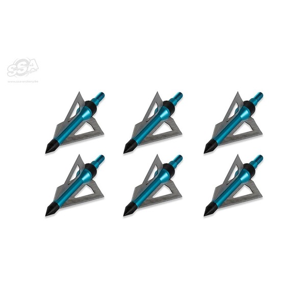 MAXIMAL FIXED-BLADE JAGDSPITZEN CUTBACK / 3-BLADE SCREW-IN 6/PK
