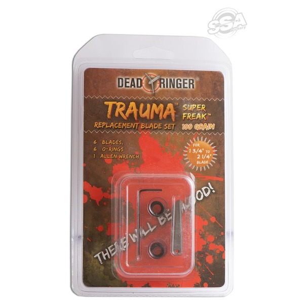 DEADRINGER TRAUMA SUPER FR 100GR 2-BLADE 6/PK ERSATZ-BLÄTTER