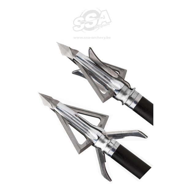 GRIM REAPER EXPANDABLE JAGDSPITZEN HYBRID 100GR FIXED & MECHANICAL 4-BLADE 3/PK