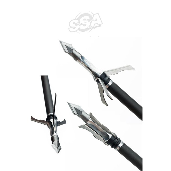 GRIMREAPER EXPANDIERBARE JAGDSPITZEN RAZORCUT SS MECHANISCH 3-KLINGE 3/PK