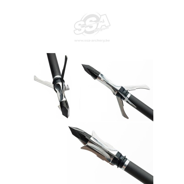 GRIMREAPER FALTBARE JAGDSPITZEN RAZORTIP MECHANISCH 3-KLINGE 3/PK