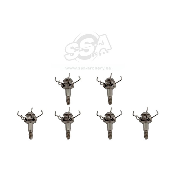 MAXIMAL KLEINWILD JAGDSPITZEN STUMPF 100 GR SCHRAUBBAR 6/PK