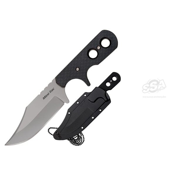 COLD STEEL MINI TAC BOWIE - insgesamt 17.27cm / 73.7gr FIXED-BLADE MESSER
