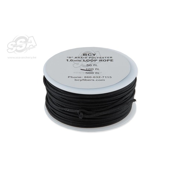 BCY D LOOP ROPE D-BRAIDED DIA 1.6MM - 100FT