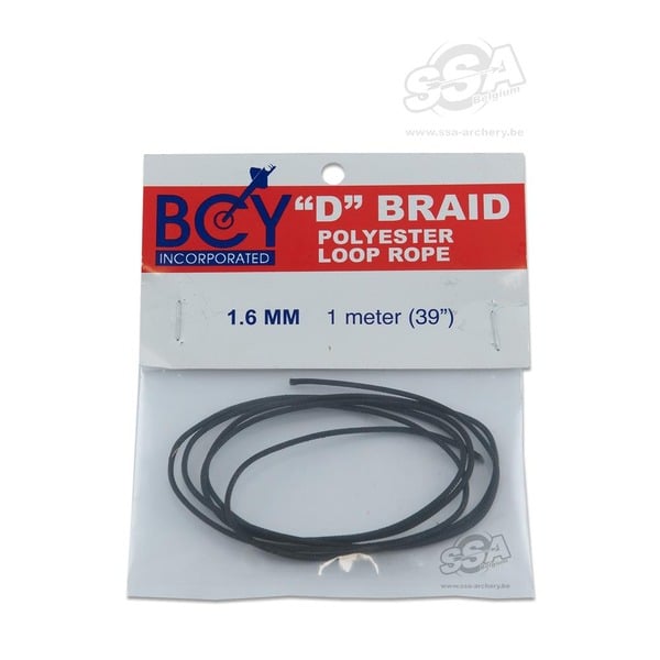 BCY D LOOP ROPE D-BRAIDED DIA 1.6MM - 1 METER/PCK