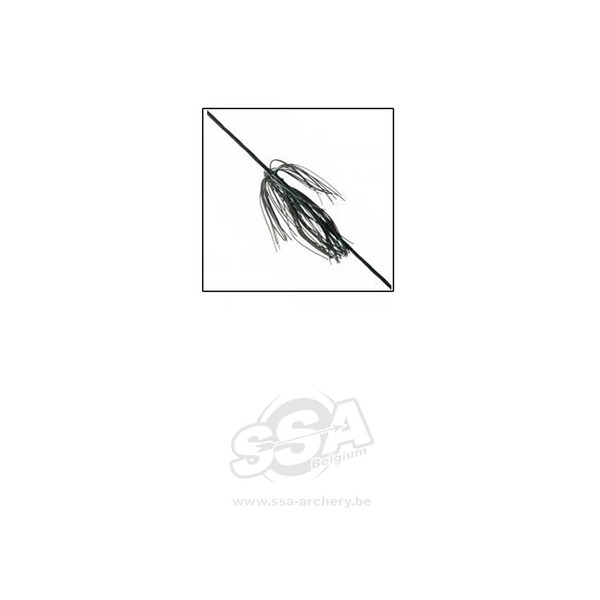 SAUNDERS WASSERDICHTE GUMMI-WHISKER SCHWARZ 2PR