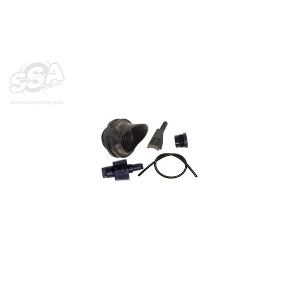 SPECIALTYARCHERYPROD SPECIALTY ARCHERY PEEP HUNTER KIT 1/4" HOODED 37°