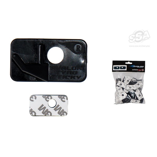 AVALON PFEIL-AUFLAGEN STICK ON TYRO STICKY SCHWARZ 50/PCK