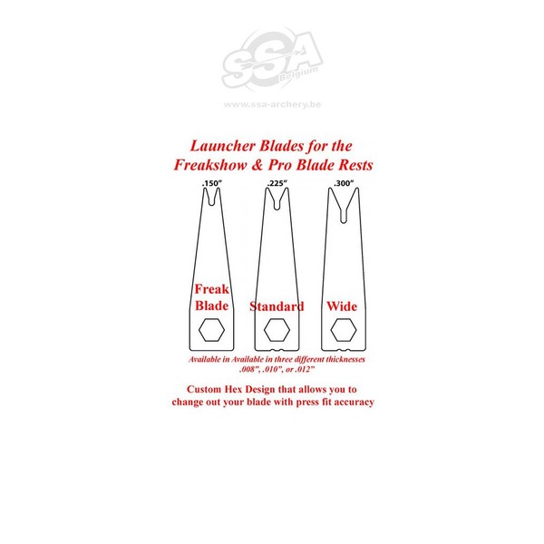AAE COMPOUNDBOGEN AUFLAGEN TEILE LAUNCHER PRO BLADE FREAK