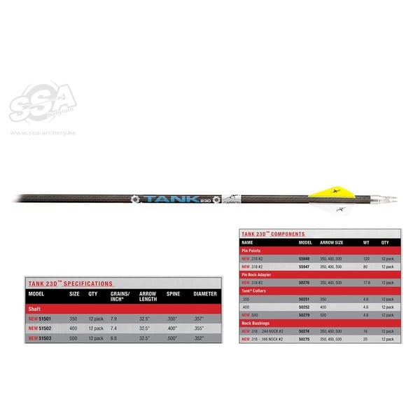 CARBONEXPRESS SHAFT TANK SERIES 23D 12/PK