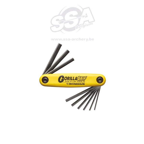 BONDHUS ALLEN SET GORILLA GRIP FOLD UP INCH U.S.