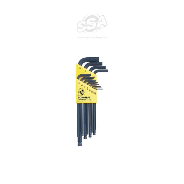 BONDHUS ALLEN L-WRENCHES MULTIPACK