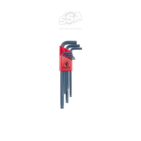 BONDHUS ALLEN L-WRENCHES METRIC 1.5 > 10mm MULTIPACK