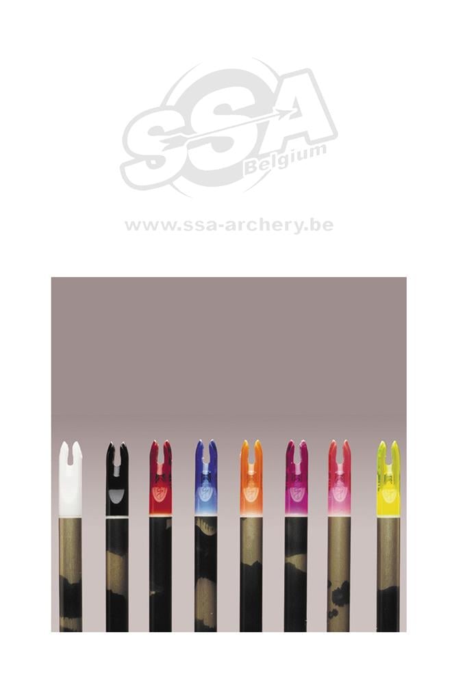 AAE KONVENTIONELLE NOCKEN PLASTINOCK GRÜN 1/4" 100/PK