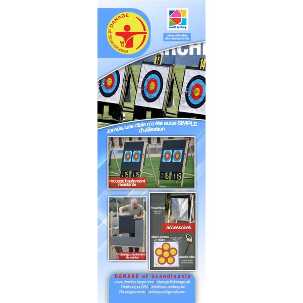 DANAGE ZIELSTÄNDER DOMINO GRAND PRIX TYP A 132x132 MIT 4 BEINEN