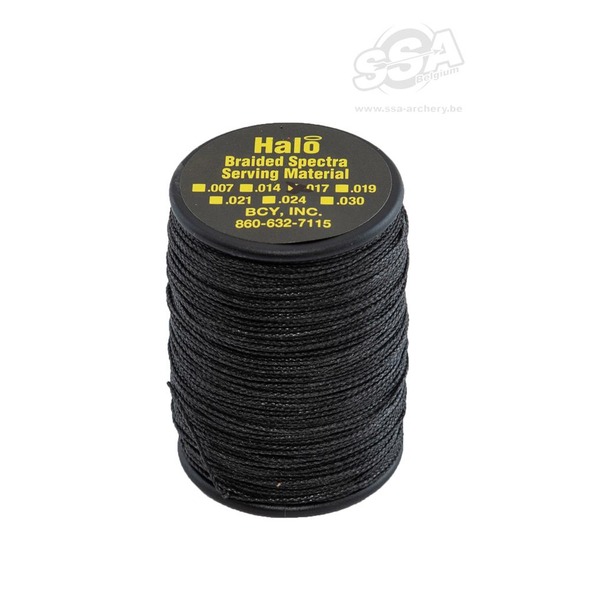BCY GEFLOCHTENER HALO DIA .030" JIG SCHWARZ SERVIERUNGSMATERIAL