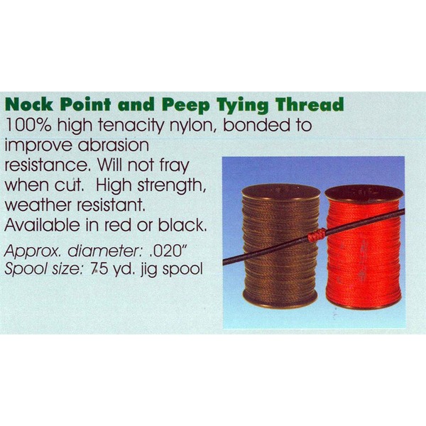 BCY NOCK POINT TYING THREAD 020 JIG