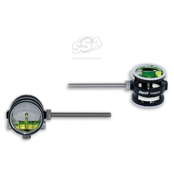 DECUT RAINBOW 30MM V-LENS 1.00 FIBER PIN SCHWARZ ZIERFERNROHR