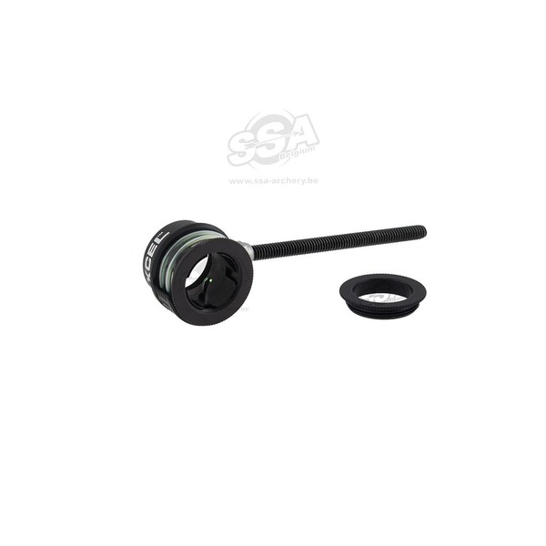 AXCEL RECURVE VISIER CURVE RX DRILLED LENS PRO 14mm / .019" FIBER FIRE RING / RHEOSTAT