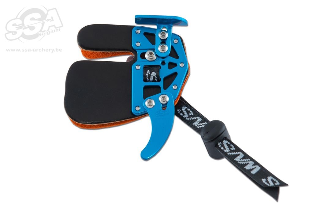 WNS OLYMPIC RECURVE TAB MIT ANCHOR PAD CORDOVAN LEDER