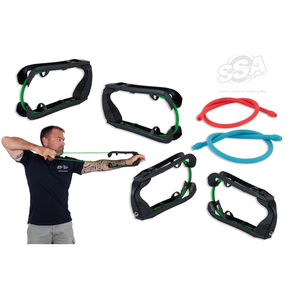 PEDAGO AUFWÄRM WERKZEUGE GRIP TRAINER MIT 3 ELASTISCHEN STÄRKEN / SOFT-MED-HARD