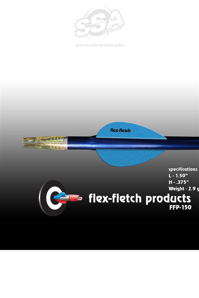 FLEXFLETCH VANES FFP-150 PARABOLIC PEARL/ 100/PK