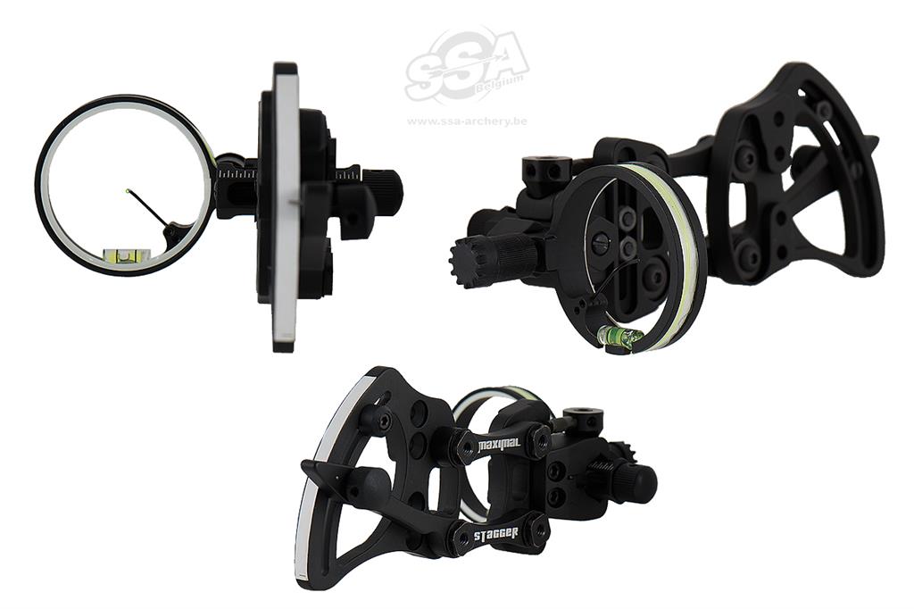 MAXIMAL STAGGER PIVOT 1 PIN .019" RH INKL. VISIER LICHT