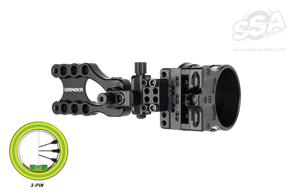 SPOTHOGG JAGD & 3D VISIERE GRINDER MRT / 3 PIN