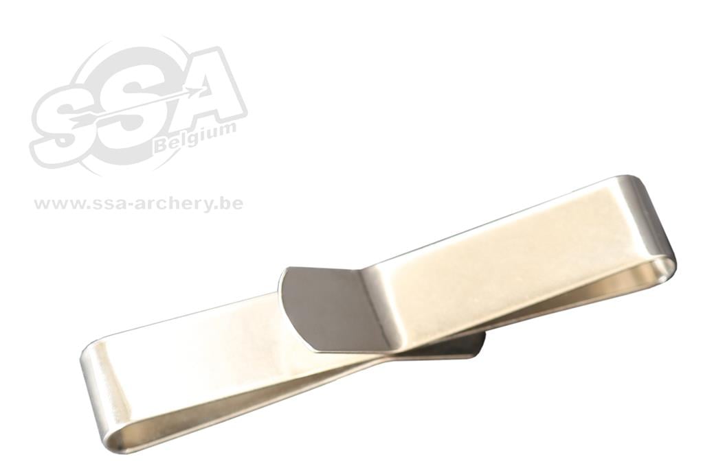 EASTON QUIVER ACCESSORIES & PARTS UNIVERSAL CLIP NICKLE SILVER