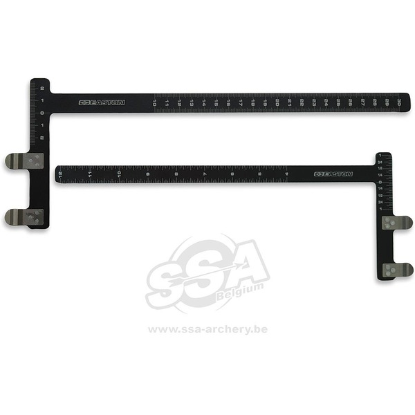 EASTON BOW SQUARES L-ALU ANODISED IN INCHES BLACK