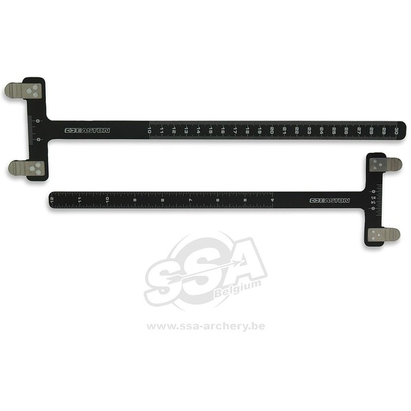 EASTON BOW SQUARES T-ALU ANODISED IN INCHES BLACK